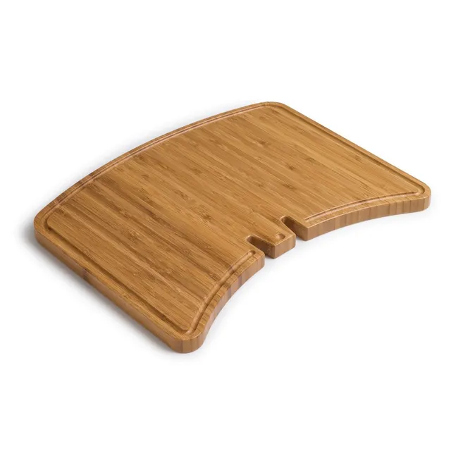 h-fats-cone-tablette-de-rangement-bambou-avec-rainure-jus image 1