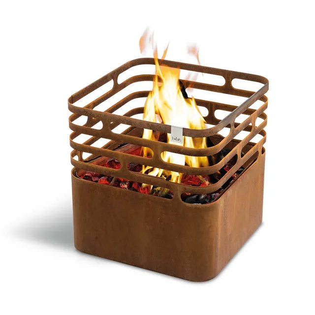 h-fats-cube-brasero-foyer-gril-en-acier-corten image 1