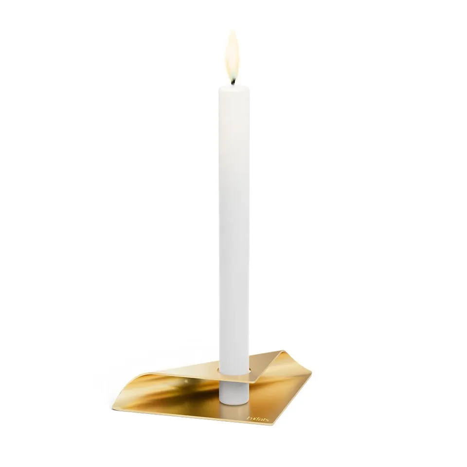 h-6fats-square-candle-bougeoir-acier-inoxydable-17-x-11-x-2-5-cm-or-argente9-noi image 1