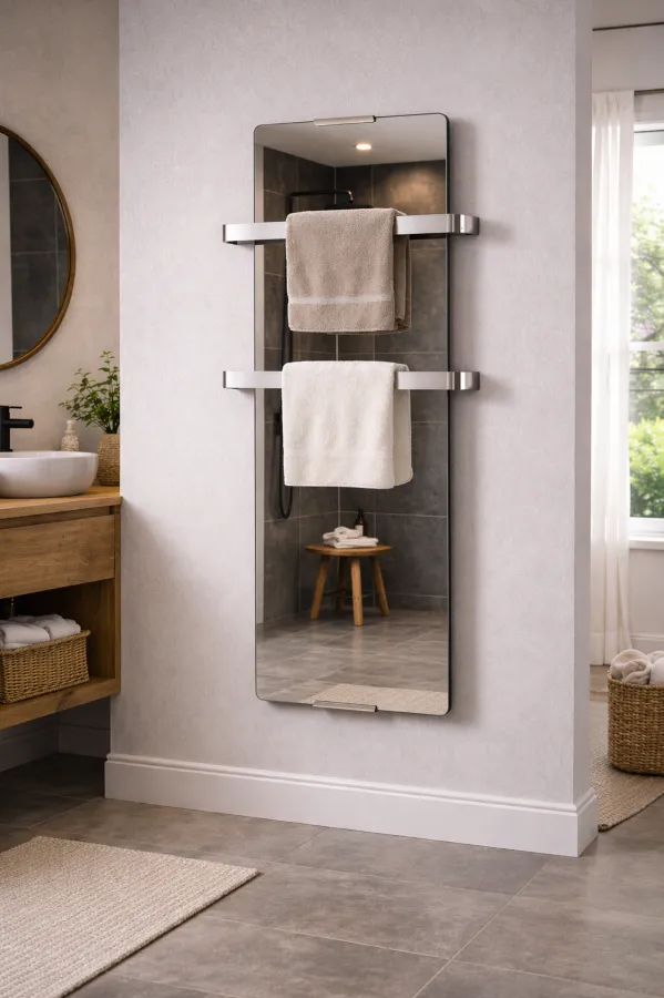 chemin-arte-volcano-radiateur-s-che-serviette-miroir-900w-100-cm image 1