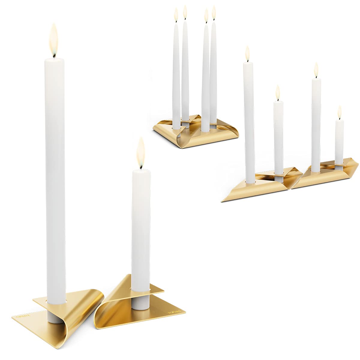 h-6fats-square-candle-bougeoir-acier-inoxydable-17-x-11-x-2-5-cm-or-argente9-noi image 3