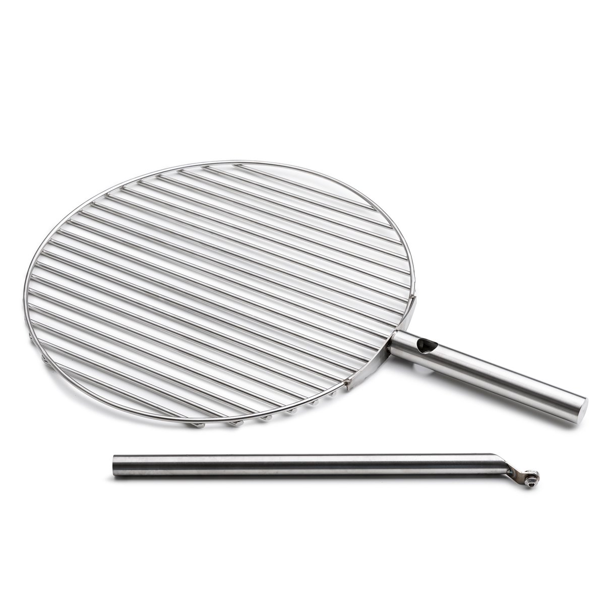 h-fats-triple-grille-45-ronde-inox-r-glable-pour-foyer image 1