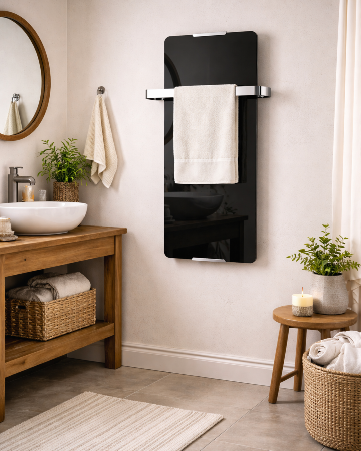chemin-arte-radiateur-s-che-serviette-noir-600w-90-cm image 4