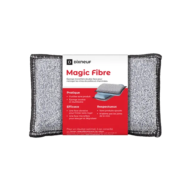 dixneuf-magic-fibre-ponge-nettoyante-vitre-insert-po-le-et-chemin-e-double-face image 1