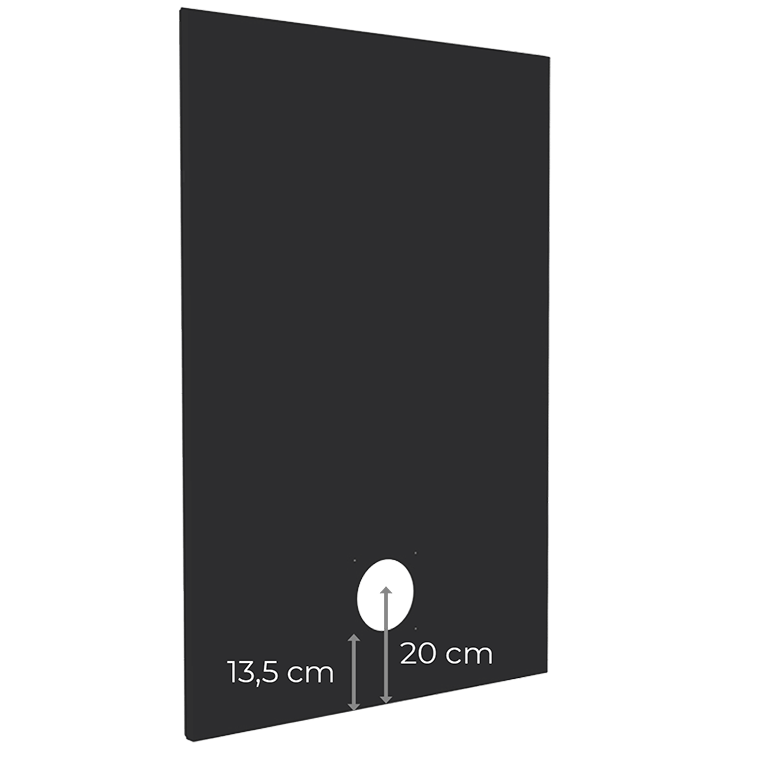 dixneuf-unie-avec-arriv-e-d-air-plaque-de-protection-murale-125-mm image 2