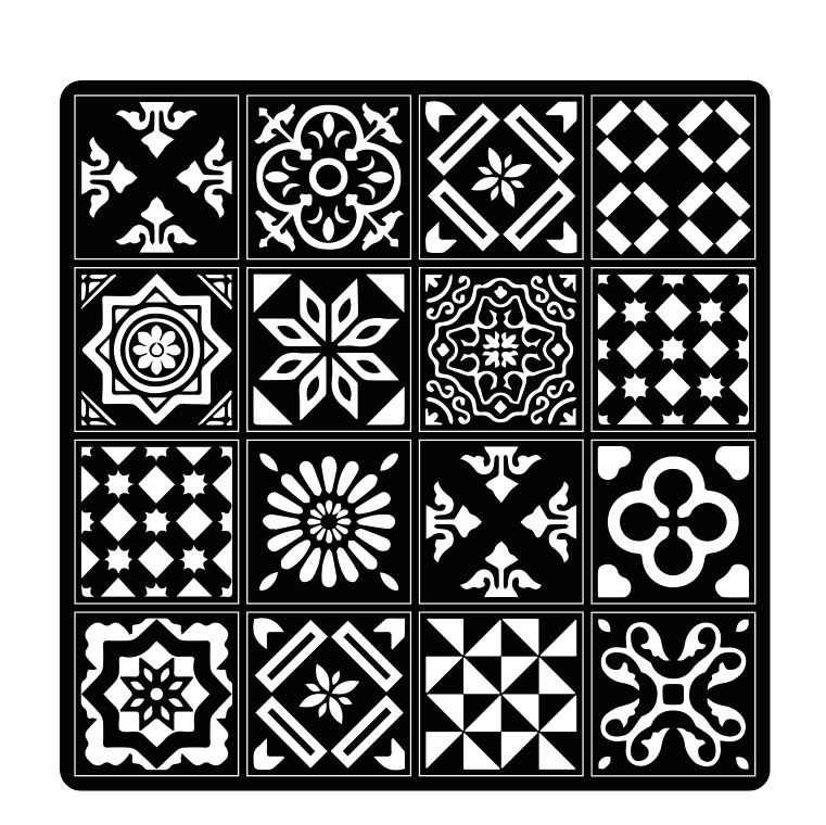 dixneuf-carro-plaque-de-sol-acier-81-5-x-100-cm-motifs-blancs image 1