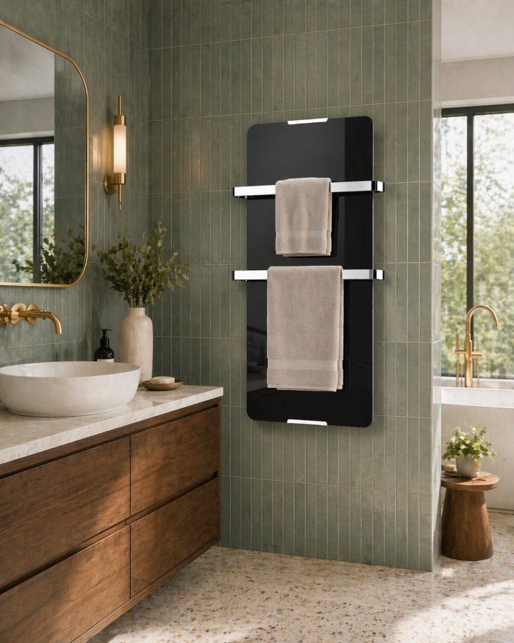 chemin-arte-radiateur-s-che-serviette-noir-600w-90-cm image 3