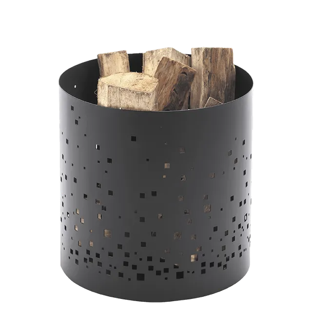 dixneuf-ephemer-rangement-bois-cylindrique-roulettes-12-b-ches-40-cm image 1