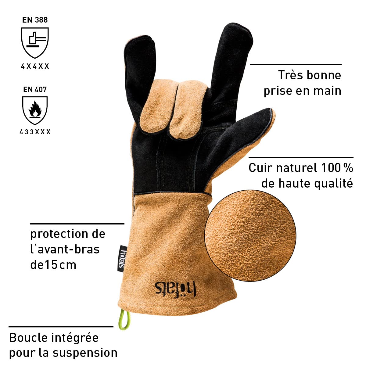 h-fats-gants-barbecue-cuir-aramide-r-sistants-chaleur image 2