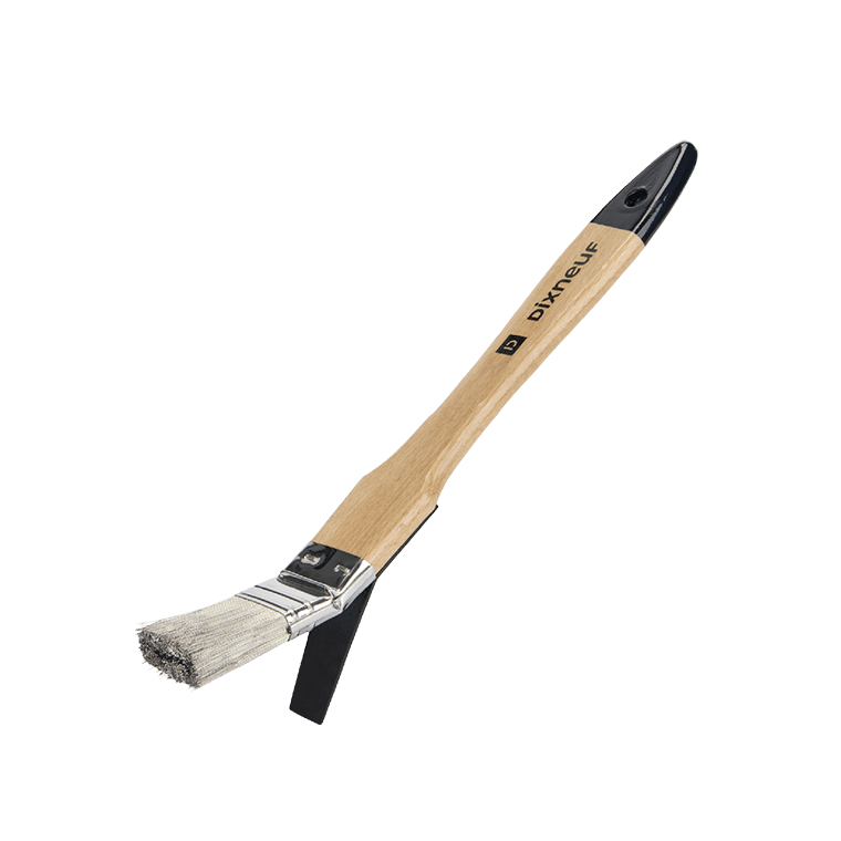 dixneuf-scrat-pinceau-en-fil-d-acier-2-en-1-pour-po-le-bois image 1
