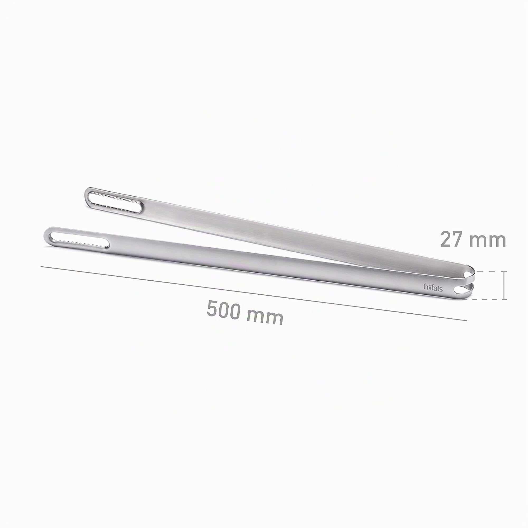 h-fats-pince-feu-50-cm-inox-pince-chemin-e-barbecue-et-bois-de-chauffage image 2
