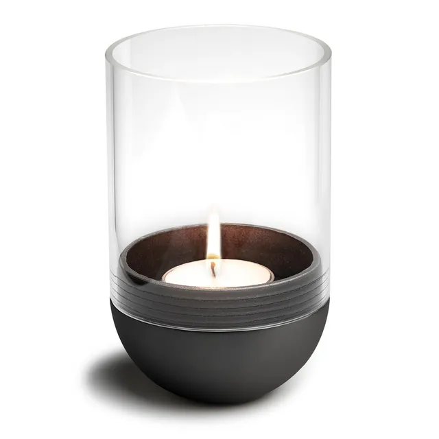 h-fats-gravity-candle-m90-porte-bougie-photophore-noir image 1