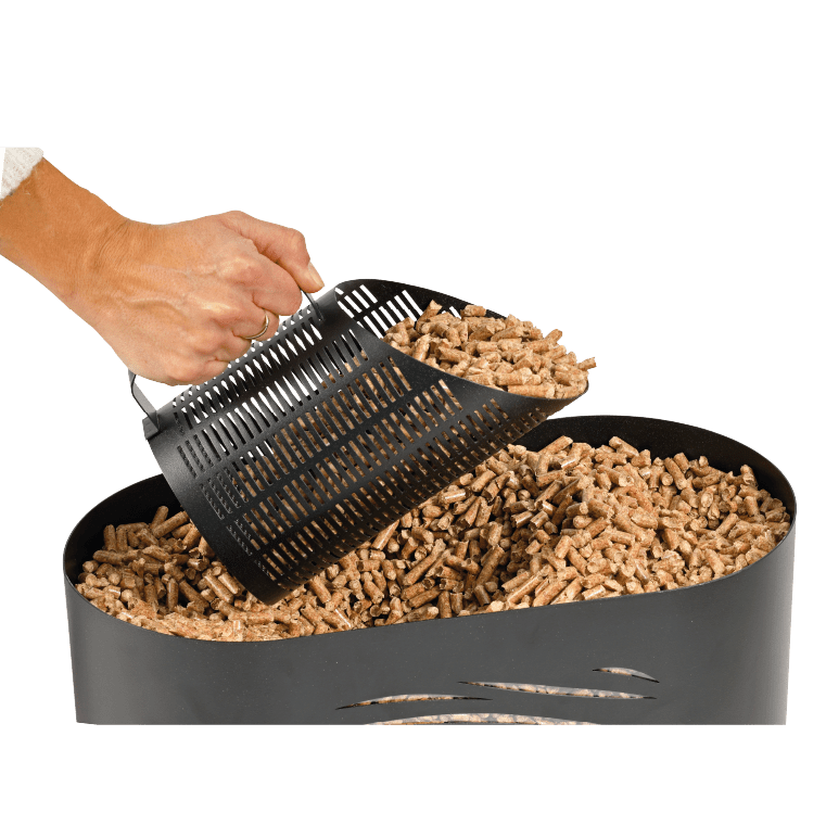 dixneuf-boreal-r-serve-granul-s-15-kg-roulettes-couvercle-h-tre-acier-noir image 2