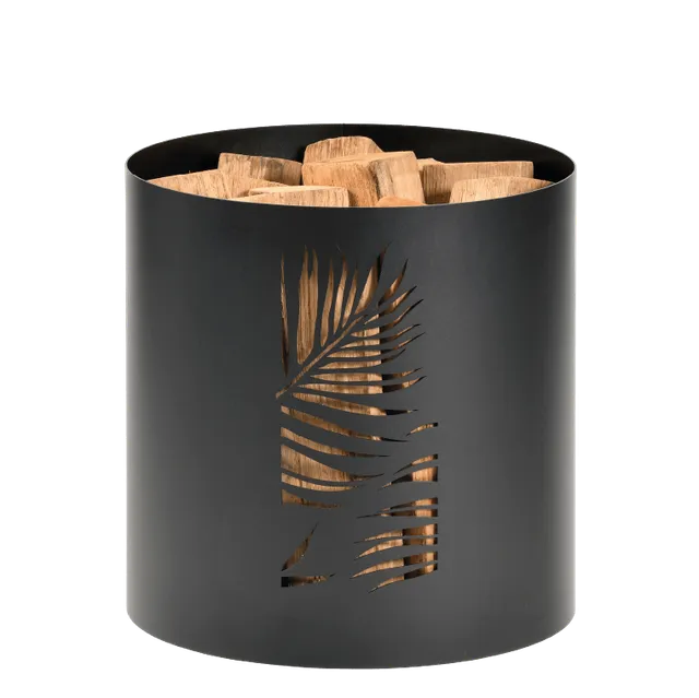dixneuf-borneo-range-b-ches-cylindrique-roulettes-motif-tropical image 1