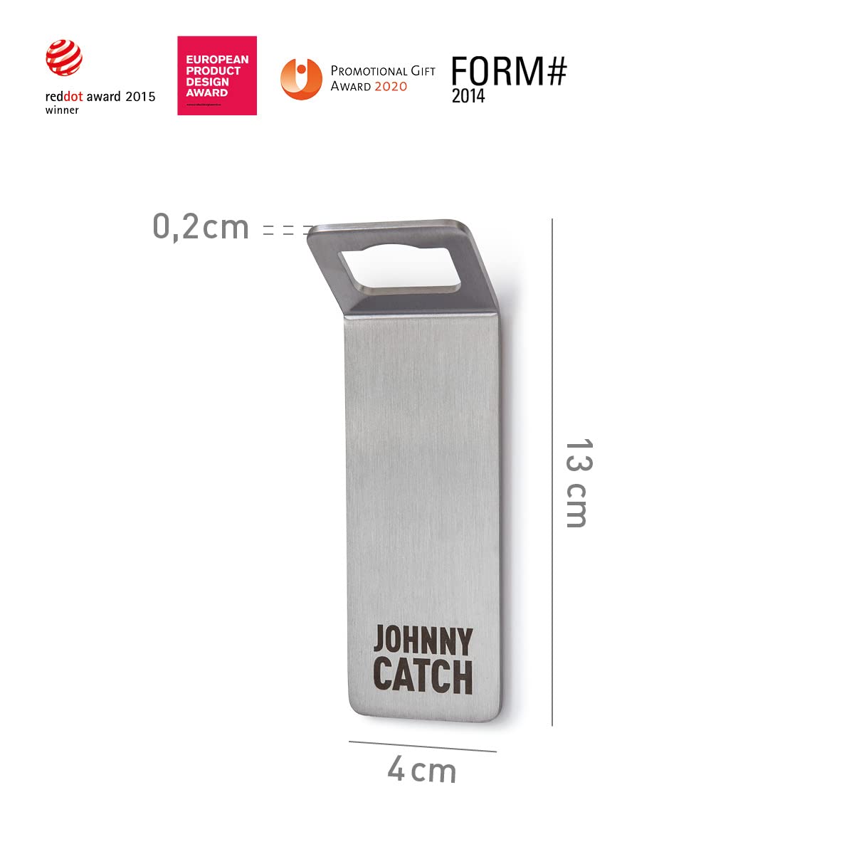 h-fats-johnny-catch-magnet-d-capsuleur-mural-magn-tique-inox image 2