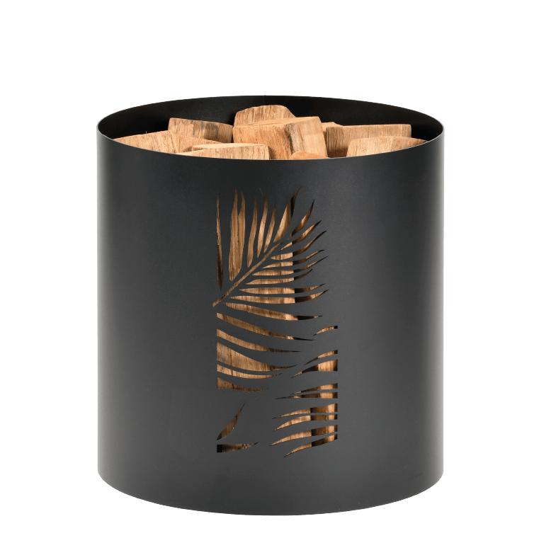 dixneuf-borneo-range-b-ches-cylindrique-roulettes-motif-tropical image 1
