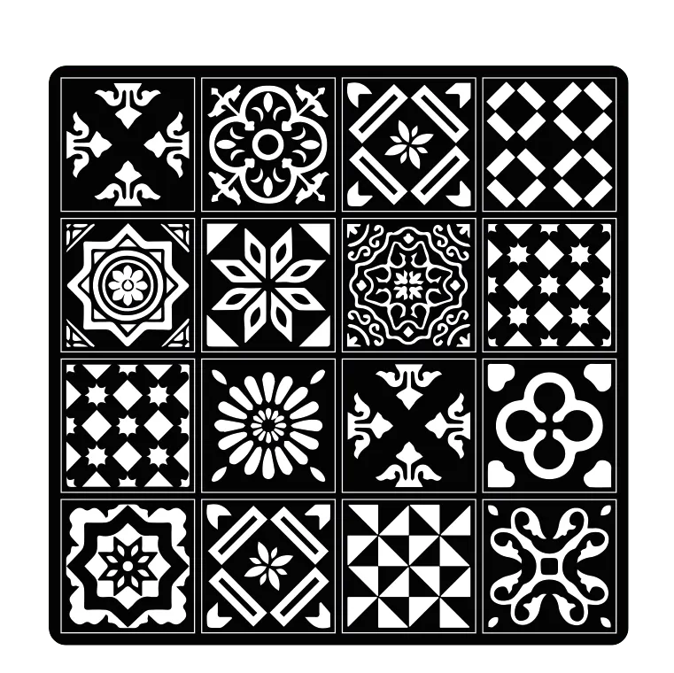 dixneuf-carro-plaque-de-sol-acier-81-5-x-100-cm-motifs-blancs image 1