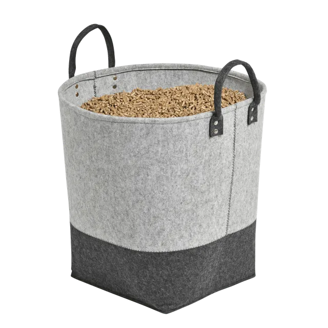 dixneuf-alara-panier-granul-s-corbeille-bois-feutrine-grande-contenance image 1