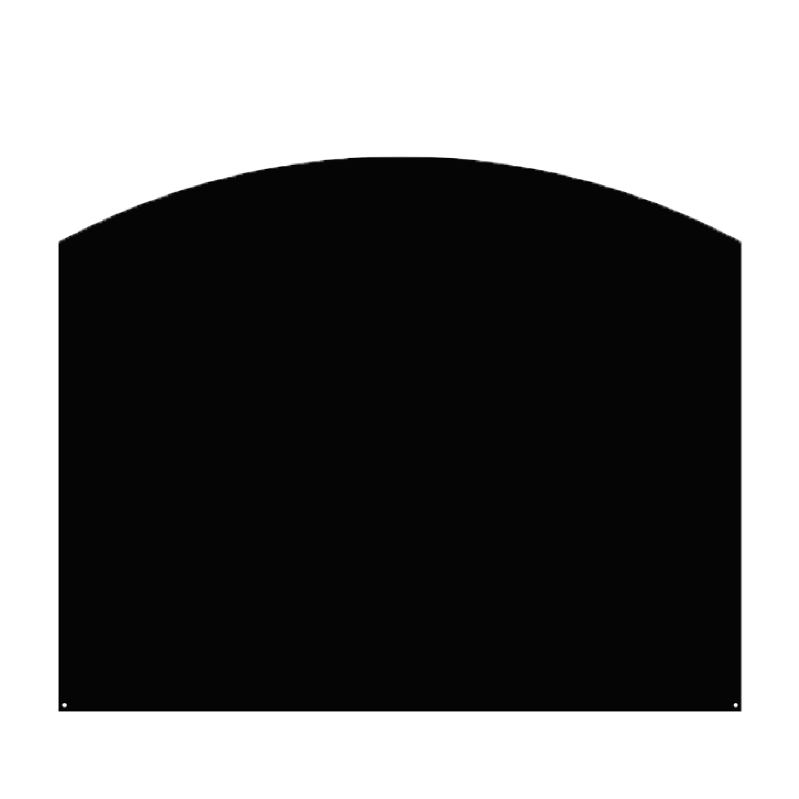 dixneuf-arrondie-plaque-de-sol-acier-80-x-50-cm image 1