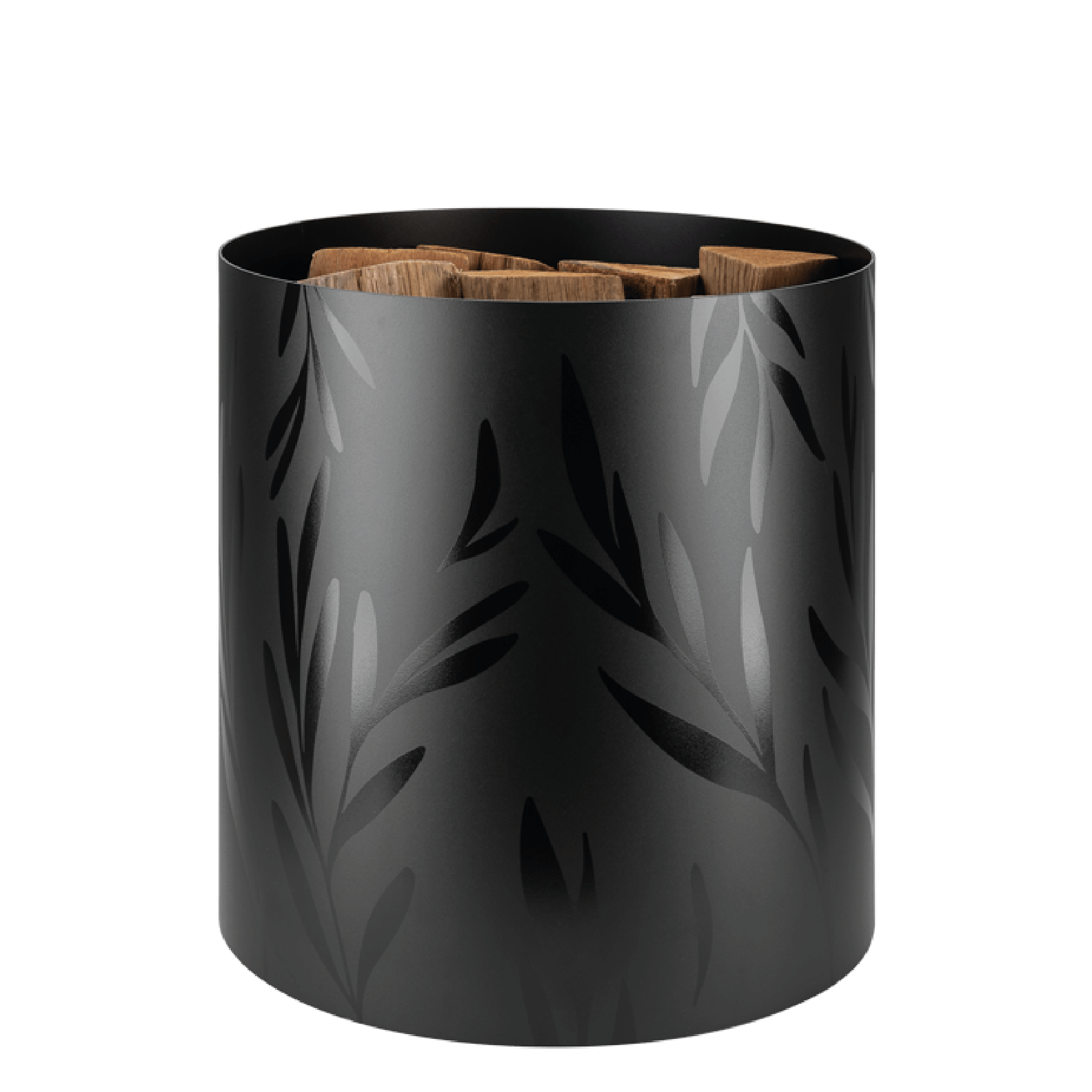 dixneuf-olympe-range-b-ches-cylindrique-roulettes-motifs-rameaux-d-olivier image 1