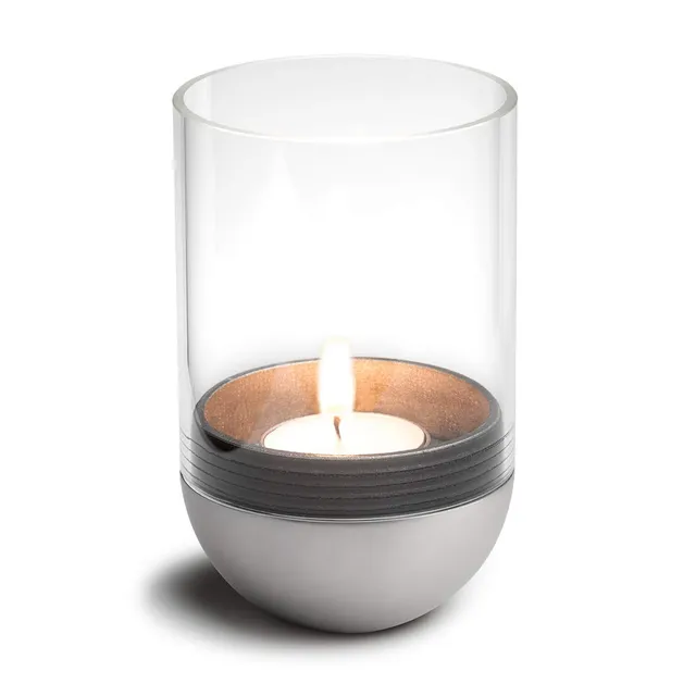 h-fats-gravity-candle-argent-lanterne-bougeoir-basculante-pour-bougie-chauffe-pl image 1
