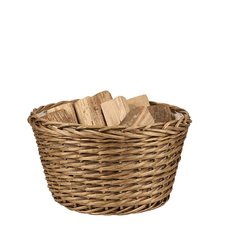 dixneuf-louison-panier-b-ches-et-granul-s-osier-avec-tissu image 1