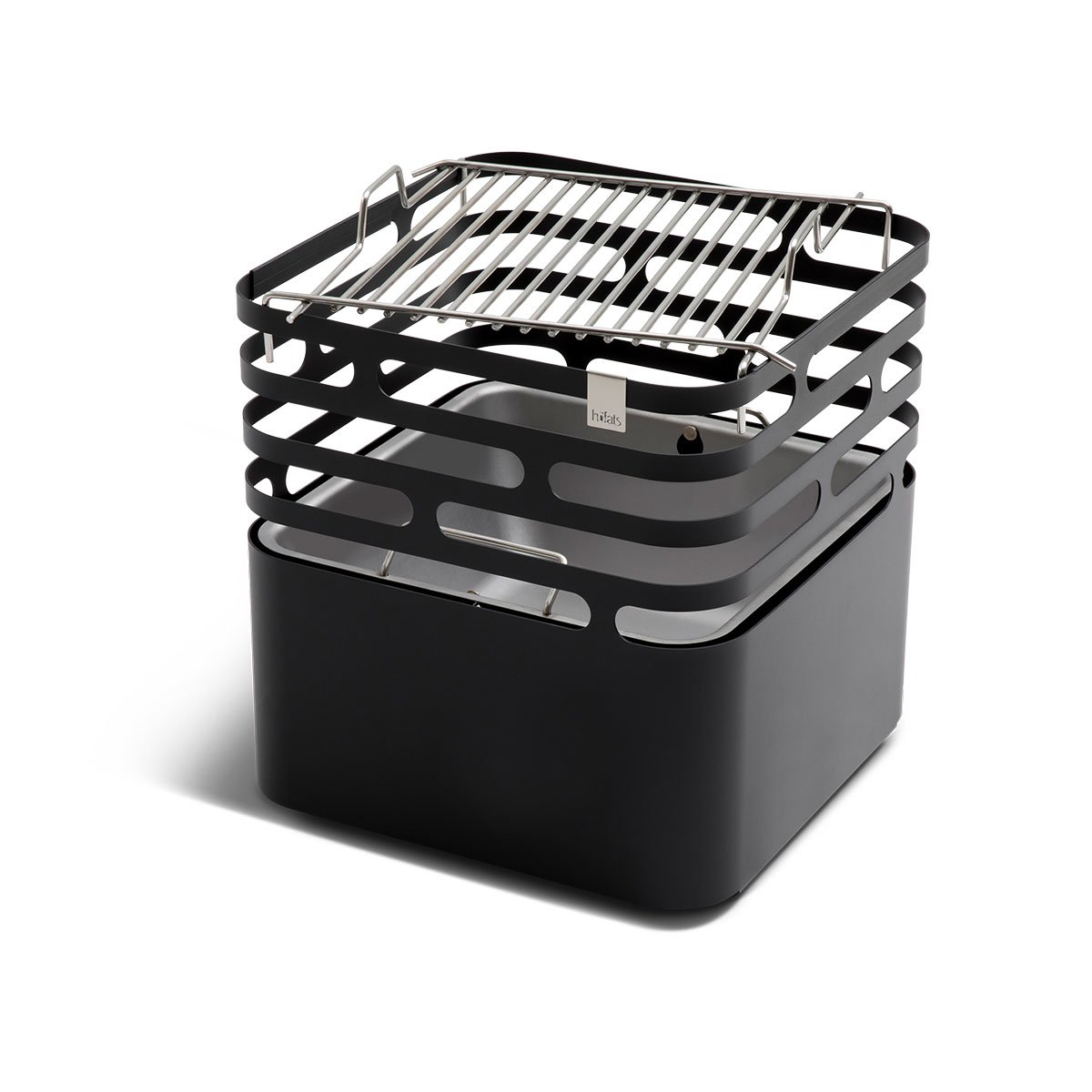 h-fats-cube-grill-grille-barbecue-inox-carr-e-r-glable-en-hauteur image 2