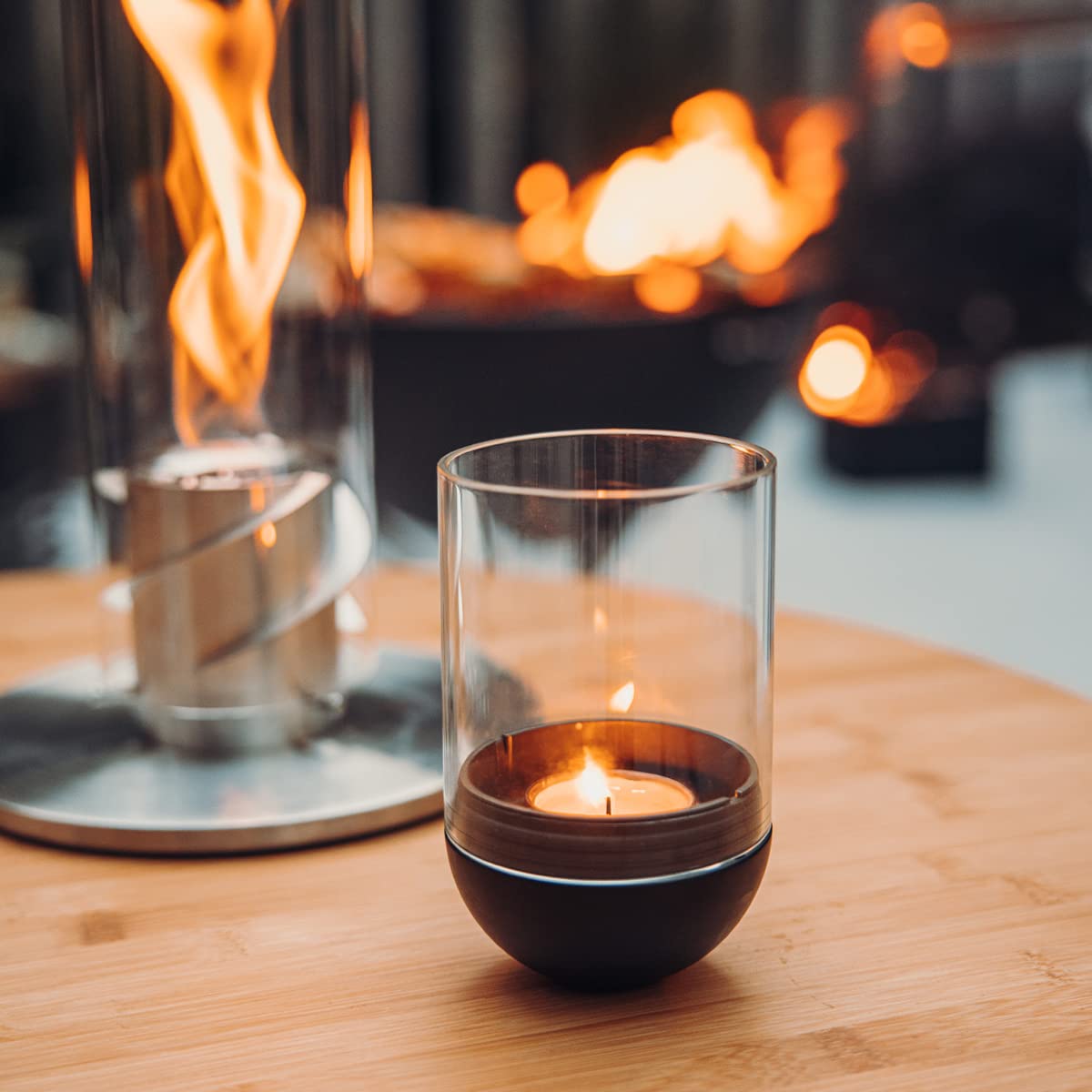 h-fats-gravity-candle-m90-porte-bougie-photophore-noir image 6