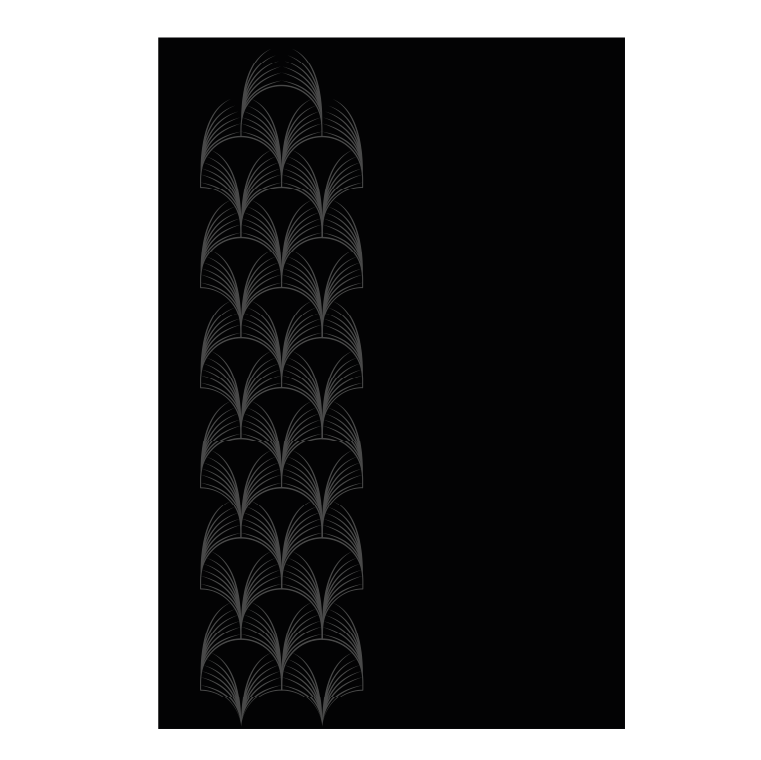 dixneuf-op-ra-protection-murale-acier-noir-givr-motifs-art-d-co image 1