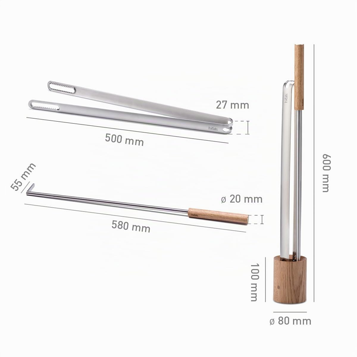 h-fats-outils-feu-3-pi-ces-inox-avec-support-fr-ne image 2