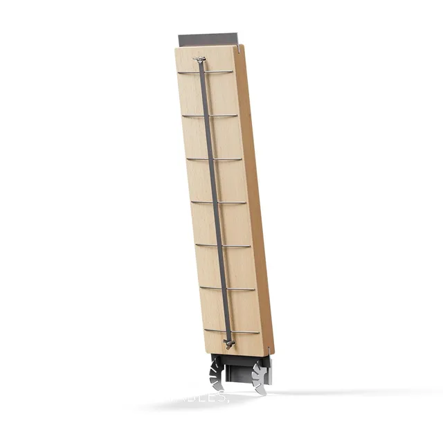 h-fats-planche-saumon-flamm-55-cm-avec-support-inox-r-glable-planche-fumer-en-h- image 1