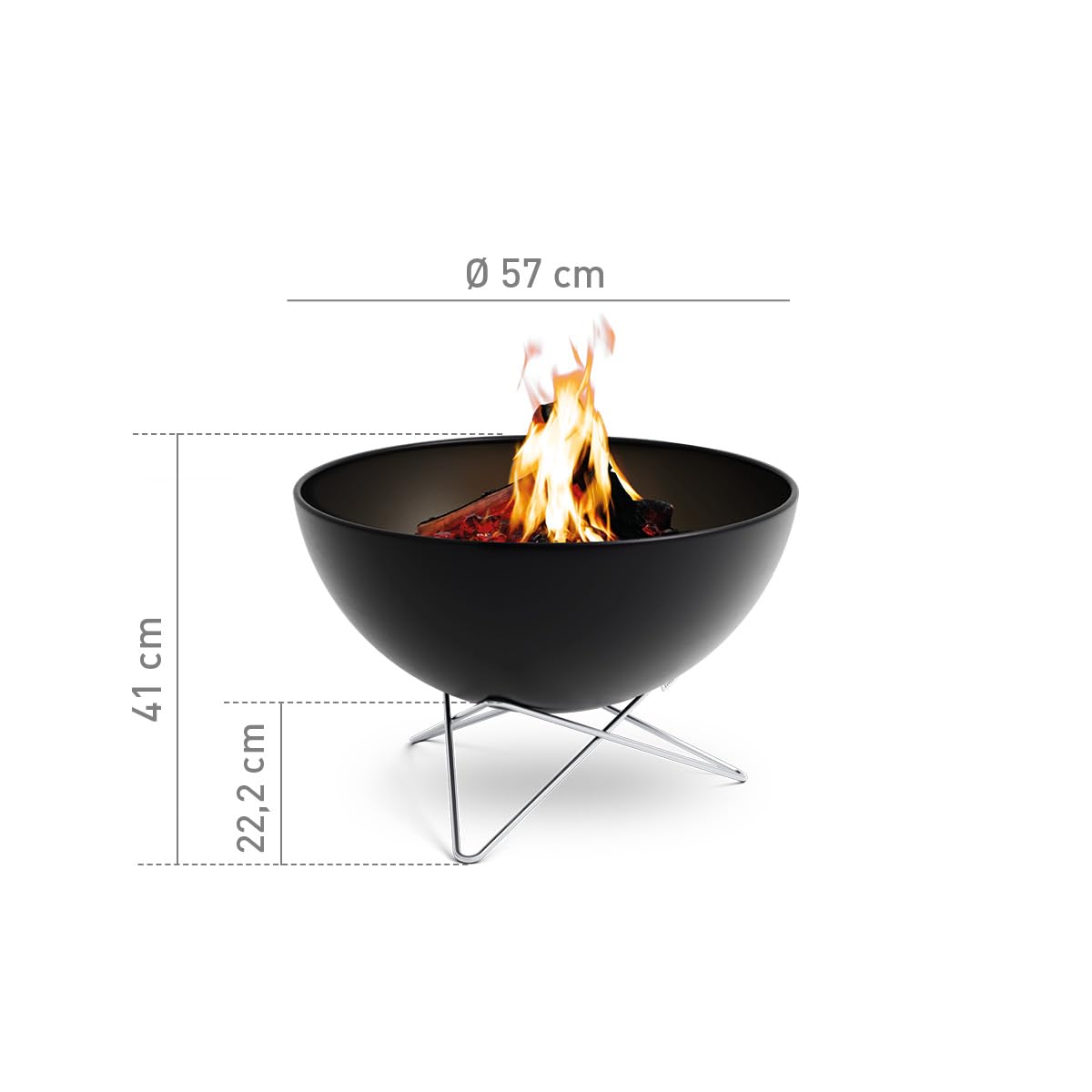 h-fats-bowl-57-brasero-basculant-57-cm-acier-maill-noir image 2