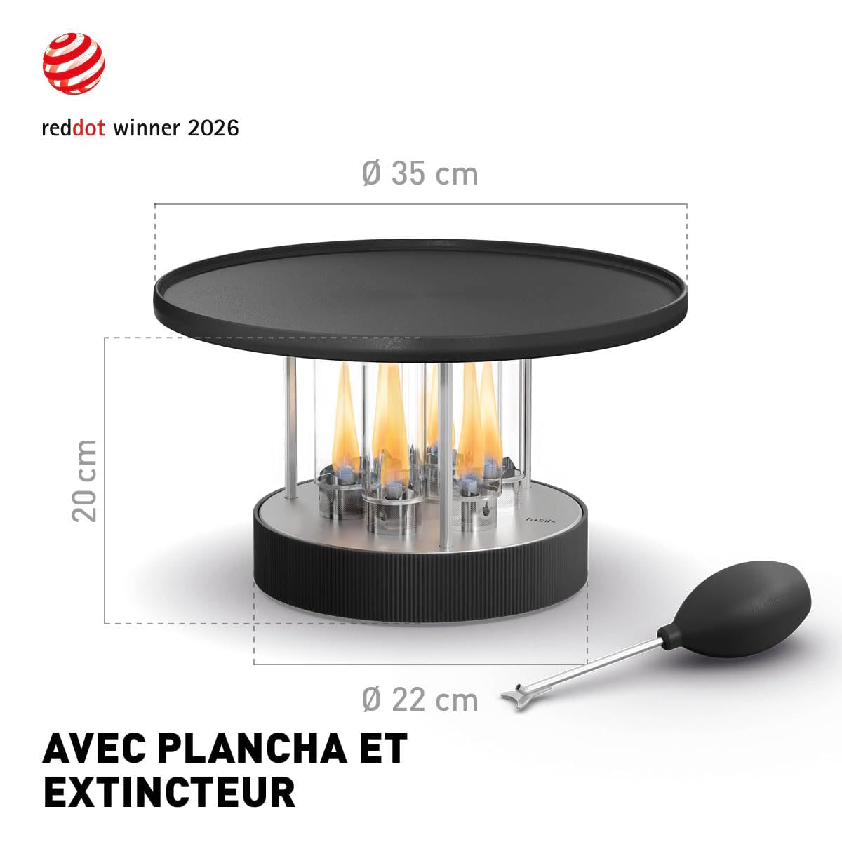 h-fats-circle-35-barbecue-de-table-plancha-en-acier image 2