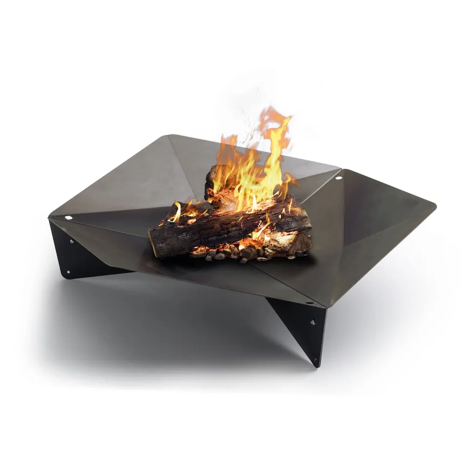 h-fats-triple-120-brasero-chemin-e-et-gril-120-cm-acier-corten-aspect-rouille image 1
