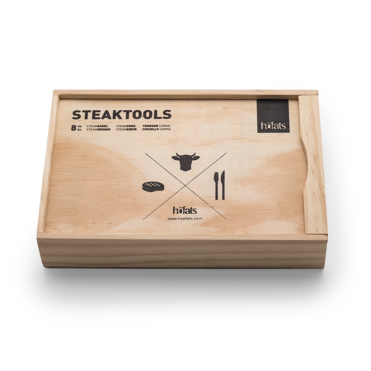 h-fats-couverts-steak-8-pi-ces-4-couteaux-4-fourchettes-inox-avec-bo-te-bois image 4