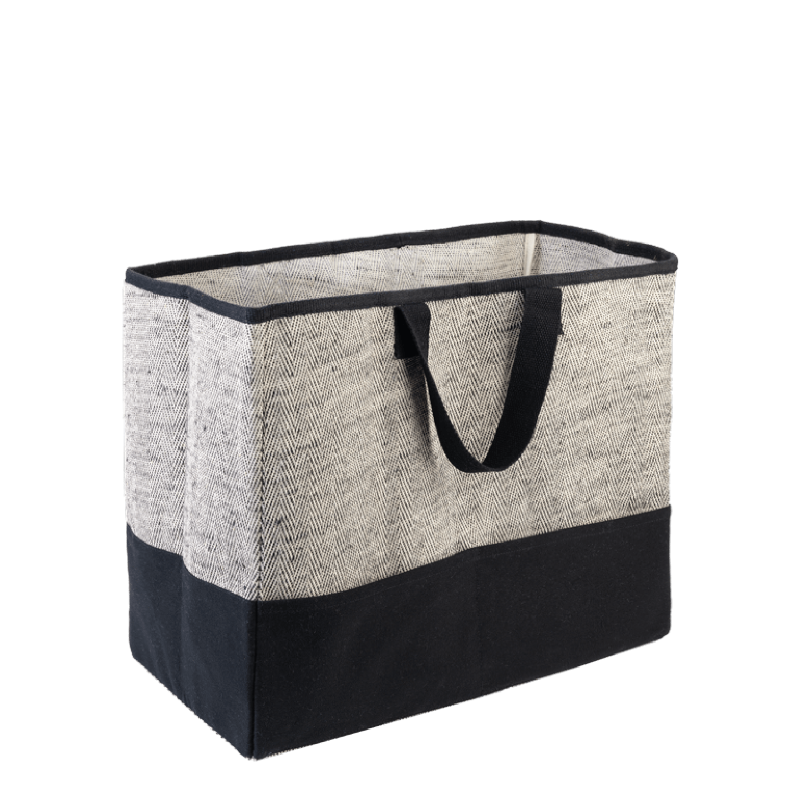 dixneuf-tweedy-sac-b-ches-chevron-12-b-ches-40-cm-avec-poches image 3