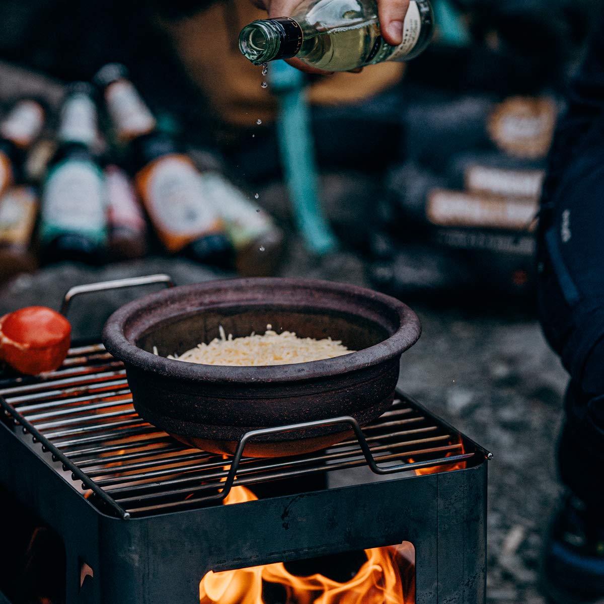 h-fats-beer-box-gril-grille-barbecue-inox-carr-e-pour-panier-feu-beer-box image 5