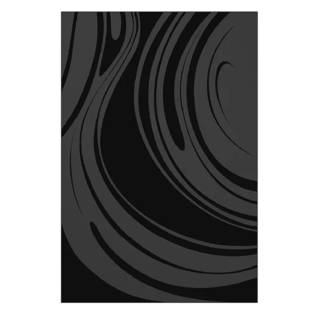 dixneuf-opale-basse-plaque-murale-de-protection-po-le-s-rigraphie-noire-brillant image 1