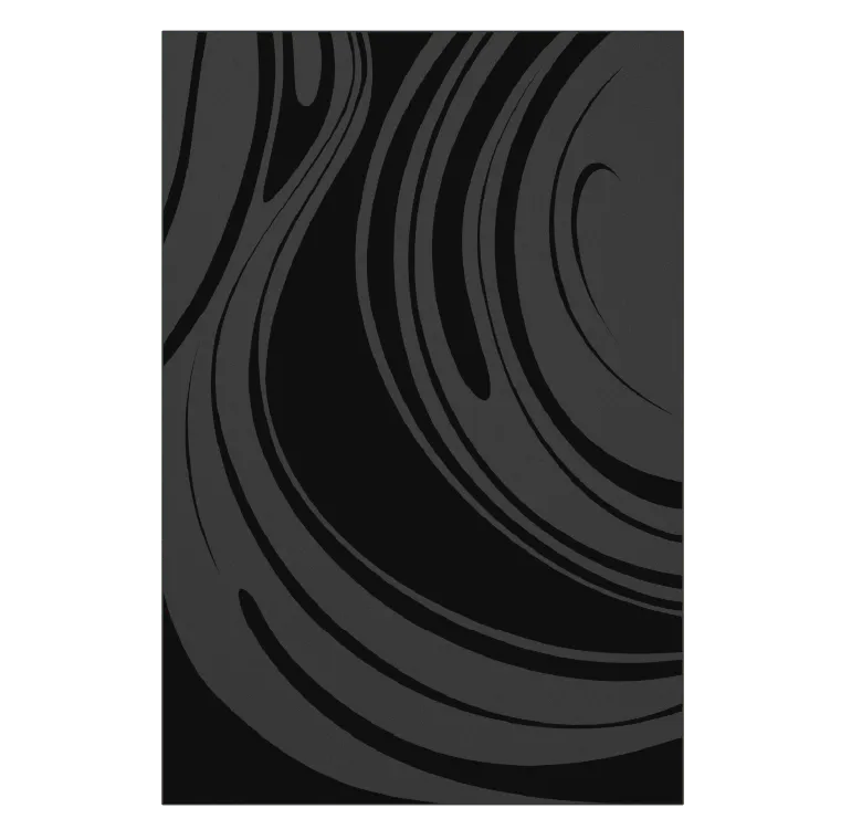 dixneuf-opale-basse-plaque-murale-de-protection-po-le-s-rigraphie-noire-brillant image 1