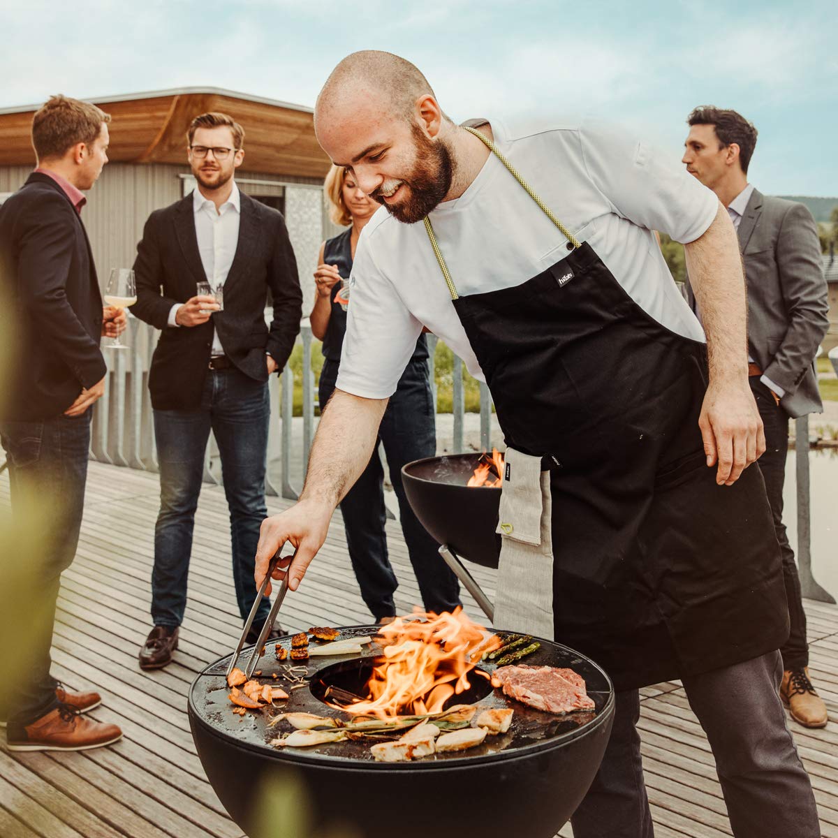 h-fats-tablier-barbecue-avec-poche-lin-et-sangle image 4