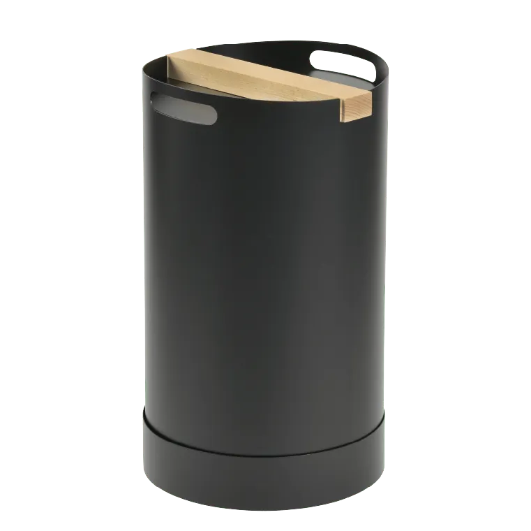 dixneuf-eliott-coffre-pellets-acier-avec-tamis-et-roulettes image 1