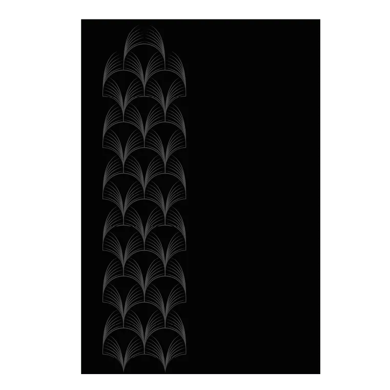 dixneuf-op-ra-protection-murale-acier-noir-givr-motifs-art-d-co image 1