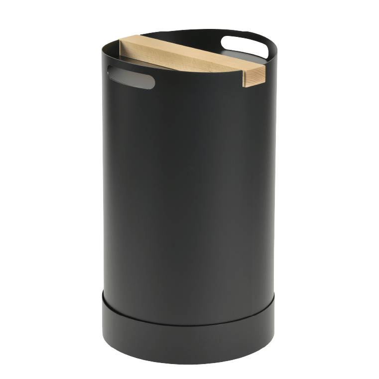 dixneuf-eliott-coffre-pellets-acier-avec-tamis-et-roulettes image 1