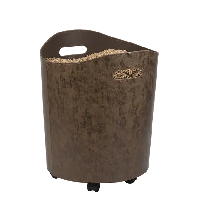 dixneuf-omega-panier-b-ches-simili-marron-patin-12-b-ches-40-cm-20-kg-granul-s-r image 1