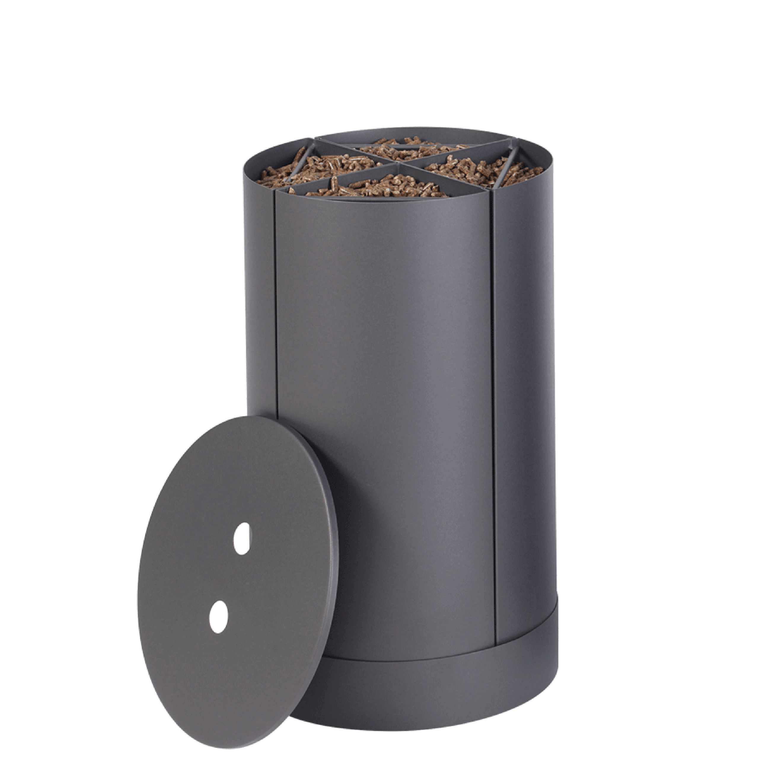 dixneuf-fractio-coffre-pellets-4-x-5-kg-roulettes image 1