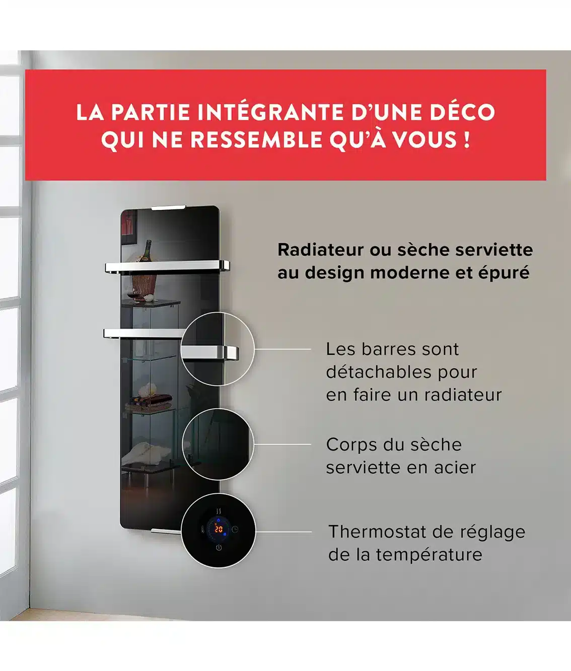 chemin-arte-ondulation-120-cm-radiateur-s-che-serviette-1200w image 7