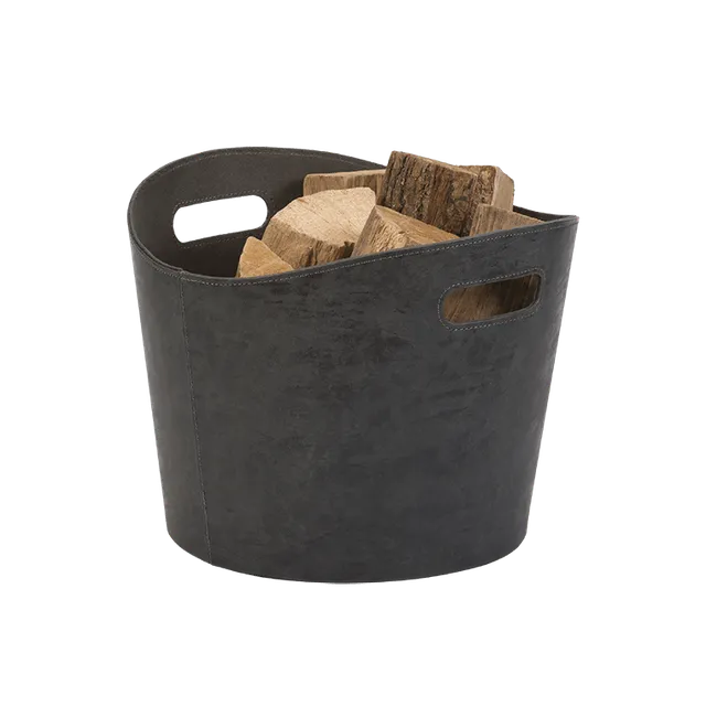 dixneuf-gamma-corbeille-b-ches-et-panier-pellets-gris-anthracite-patin image 1